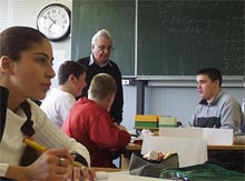 Schriftsteller im Klassenzimmer