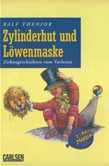 Zylinderhut und Löwenmaske